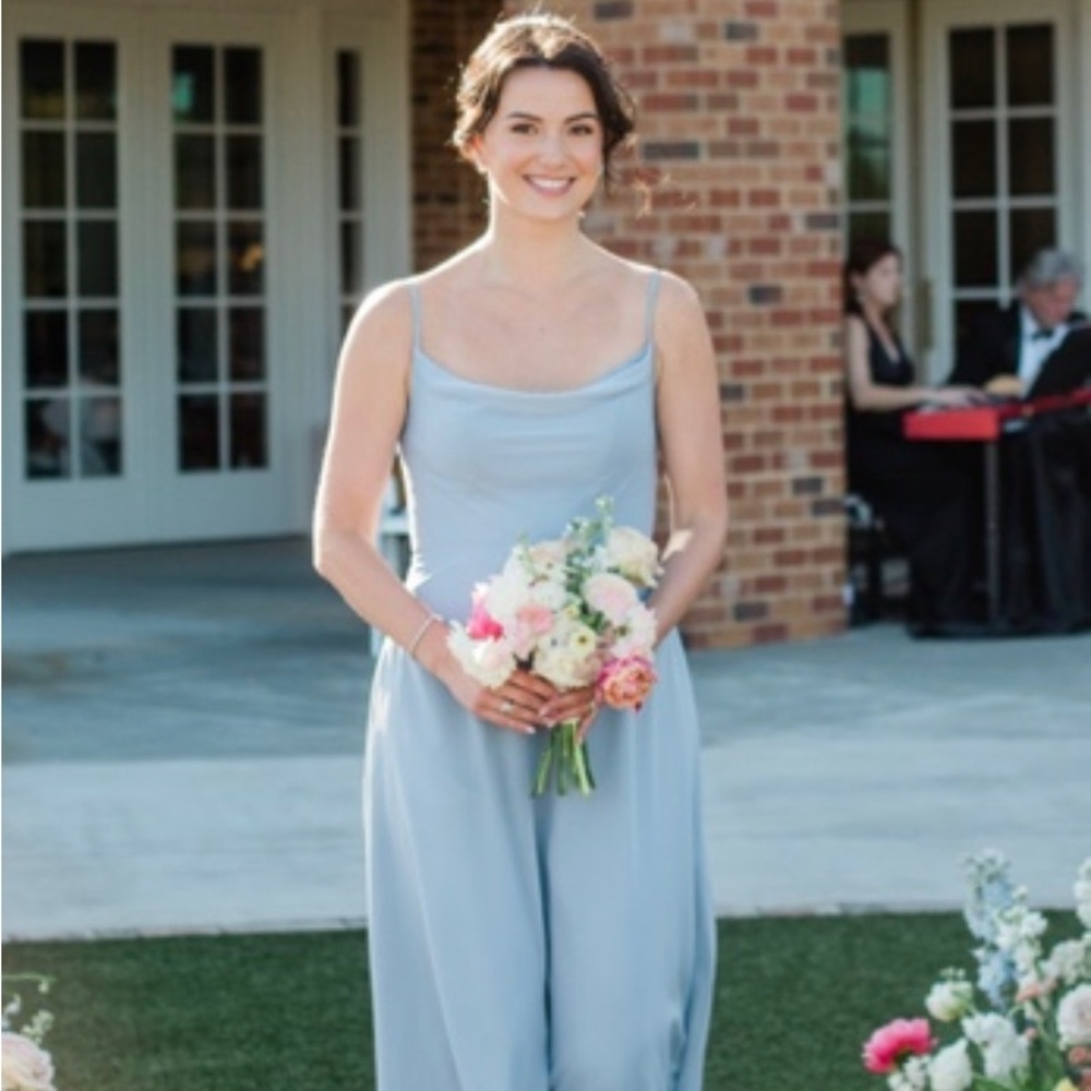 Azazie Daenerys Bridesmaid Dress in Dusty Blue